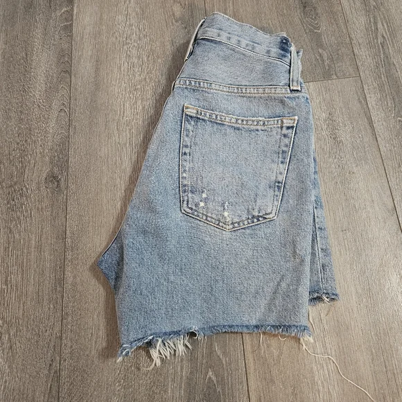 AGOLDE Riley High Rise Denim Shorts - Picture 5 of 11